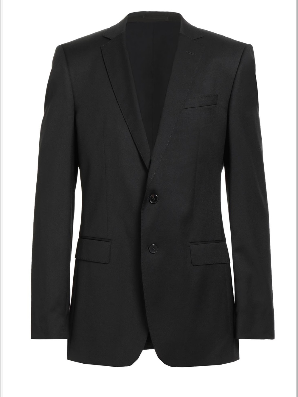 HUGO Black Two-Button Mens Blazer